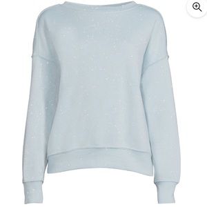 Paint Splatter Sweatshirt in blue